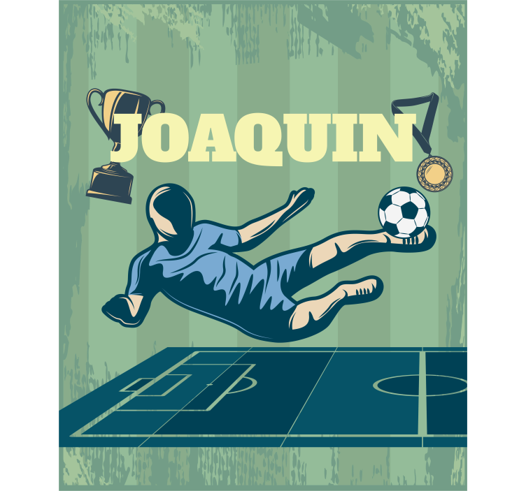 Football with name Blind soccer - TenStickers