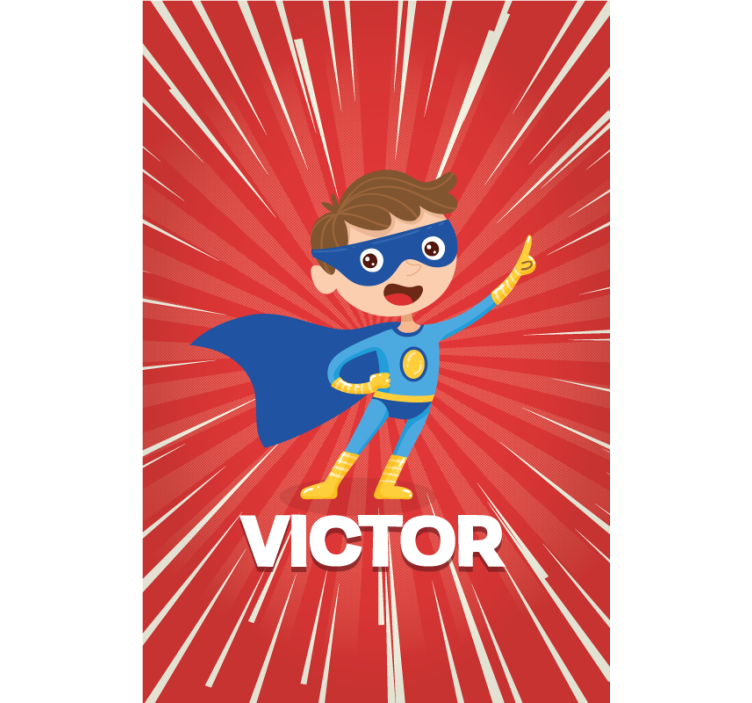 Super kid custom printed roller blind - TenStickers