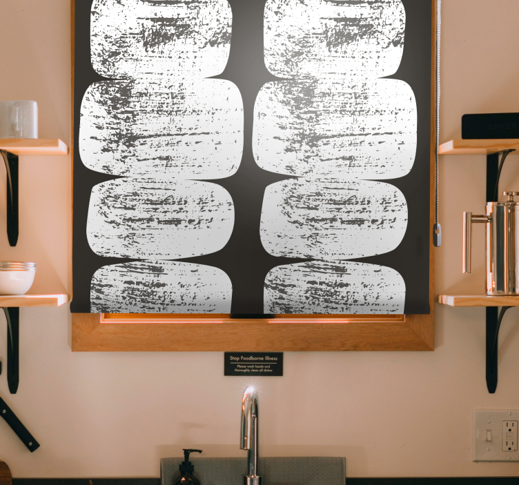 Abstract Brushstrokes texture roller blind - TenStickers