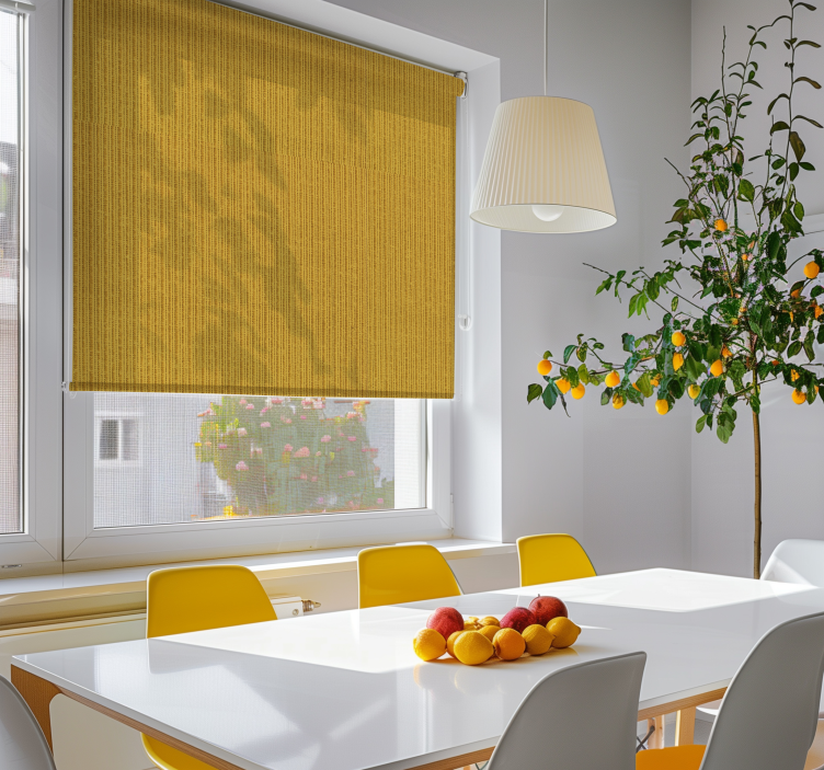 Bamboo imitation yellow blind - TenStickers