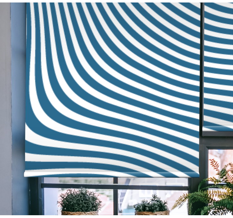 Fluid Stripe Pattern texture roller blind - TenStickers