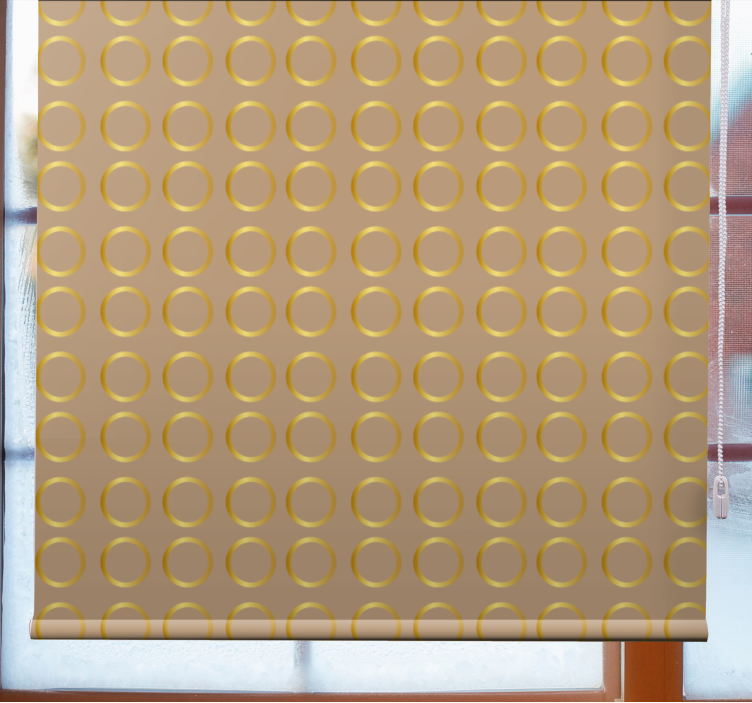 Geometric Circle Theme texture roller blind - TenStickers