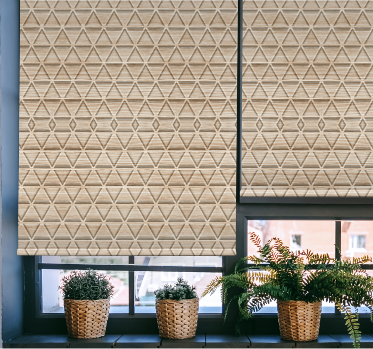 Geometric Natural Pattern texture roller blind - TenStickers
