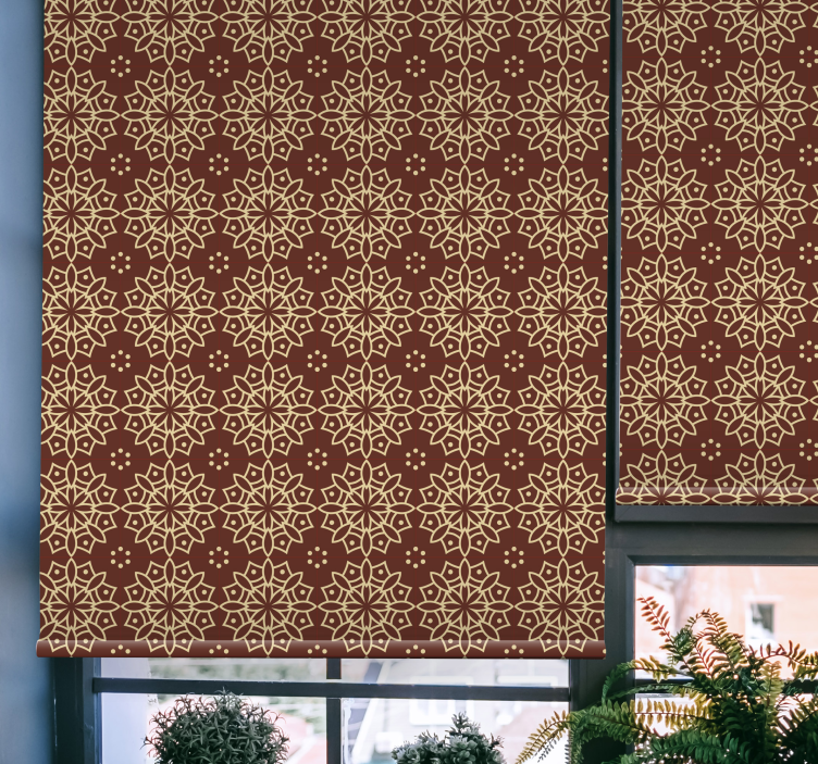 Geometric Patterned Shade texture roller blind - TenStickers