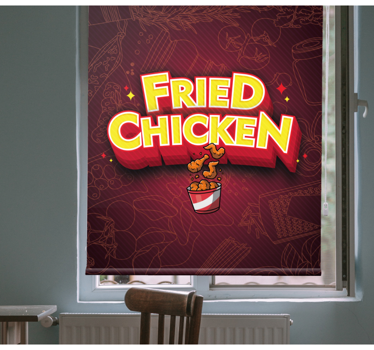 Graffiti taco fried chicken animal blind - TenStickers
