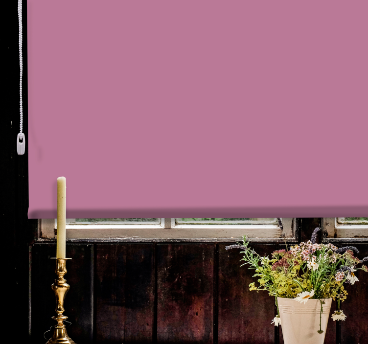 Pink hue opaque roller blind - TenStickers