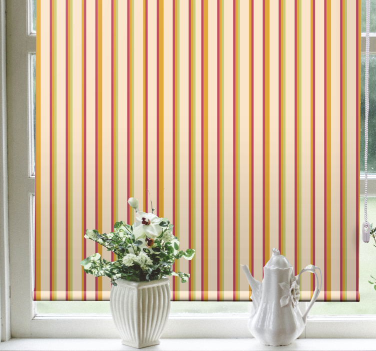 Striped texture desgin master bedroom roller blind - TenStickers