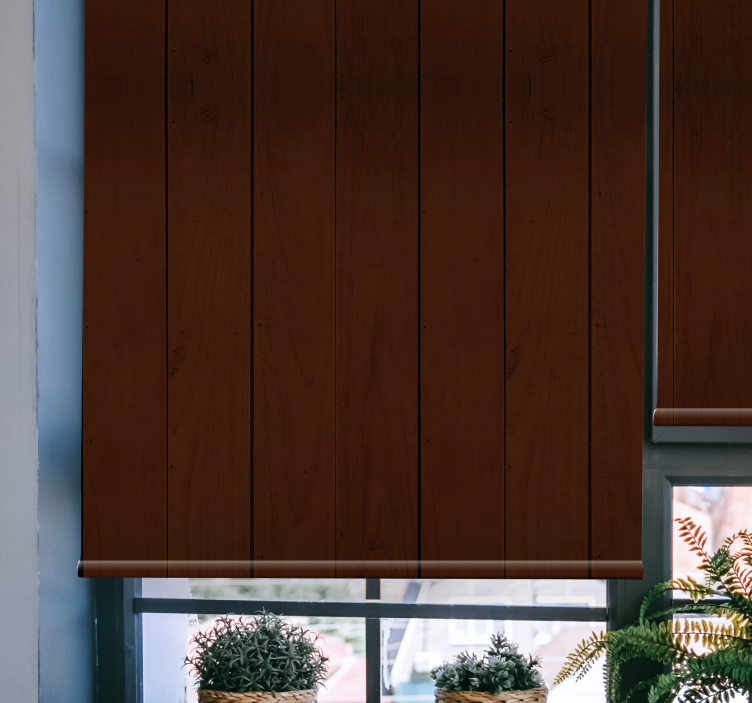 Wooden Plank Pattern texture roller blind - TenStickers