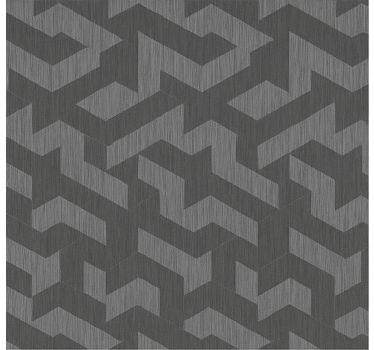 Geometric dark forms teenage roller blind - TenStickers
