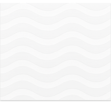 White and grey waves teenage roller blind - TenStickers