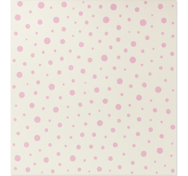 Pink elegant dots teenage roller blind - TenStickers