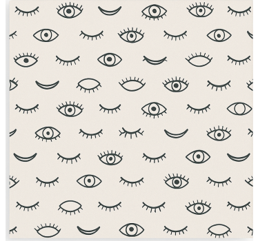 Eyelash eye pattern teenage roller blind - TenStickers