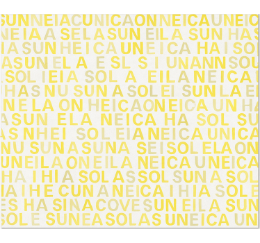 Yellow printed letters teenage roller blind - TenStickers