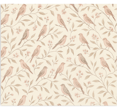 Vintage Bird Trail teenage roller blind - TenStickers
