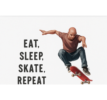 Skateboard Print teenage roller blind - TenStickers