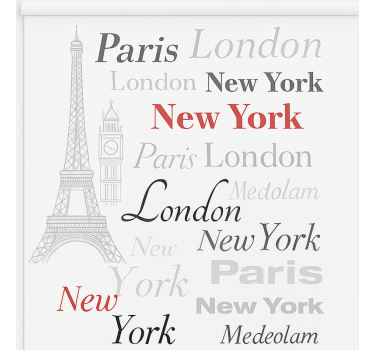 New york teenage roller blind - TenStickers