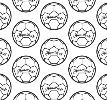 Teenage roller blind with handball design - TenStickers