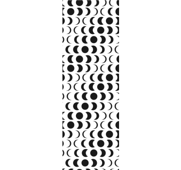 Teenage roller blind with minimalistic moon design - TenStickers