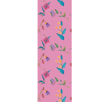 Teenage roller blind eclectic garden design - TenStickers
