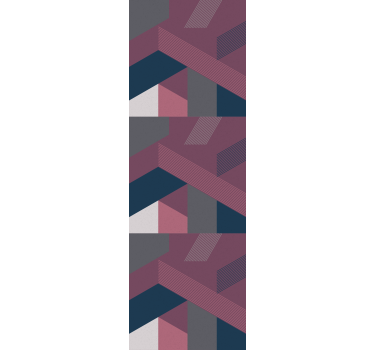 Teenage roller blind with eclectic geometric shapes - TenStickers