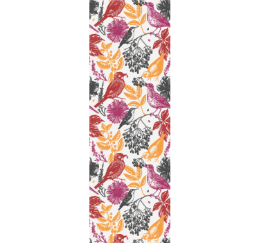 Teenage roller blind wild garden flower design - TenStickers