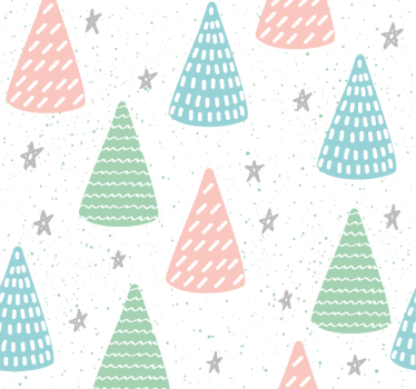 Teenage roller blind with gray stars and trunks - TenStickers