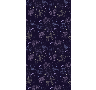 Teenage roller blind constellation design - TenStickers