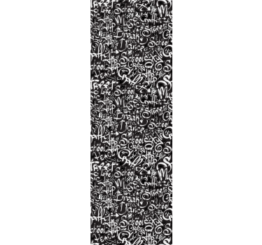 Teenage roller blind graffiti tags design - TenStickers