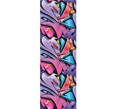 Teenage roller blind with realistic graffiti design - TenStickers