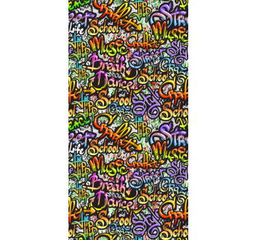Teenage roller blind urban street art design - TenStickers