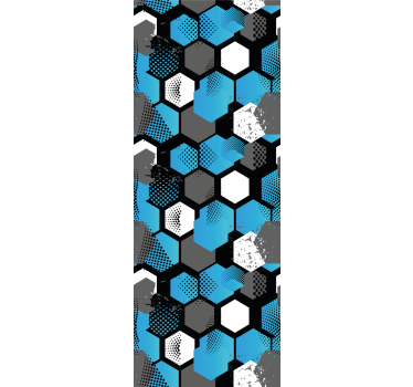 Teenage roller blind abstract gradient football design - TenStickers