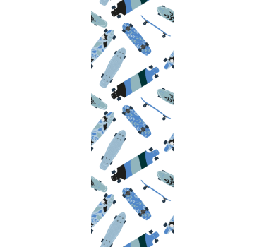 Teenage roller blind skateboards design - TenStickers