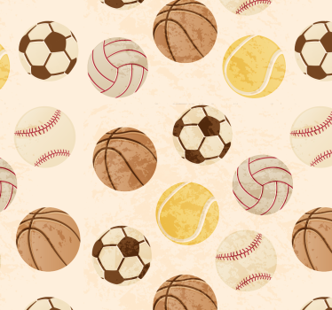 Teenage roller blind vintage balls pattern - TenStickers