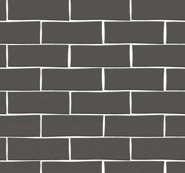 Teenage roller blind black brick design - TenStickers