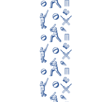 Teenage roller blind cricket - TenStickers