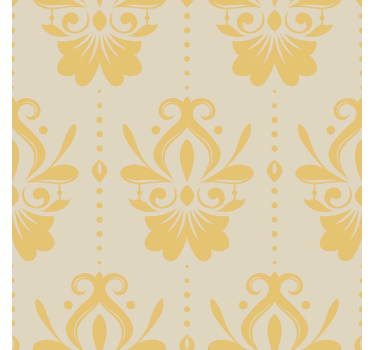 Yellow roller blind in creamy yellow - TenStickers