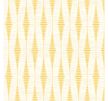 Yellow roller blind yellow rabaul ikat design - TenStickers