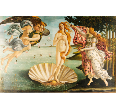 Roller blind for living room venus's birth - TenStickers