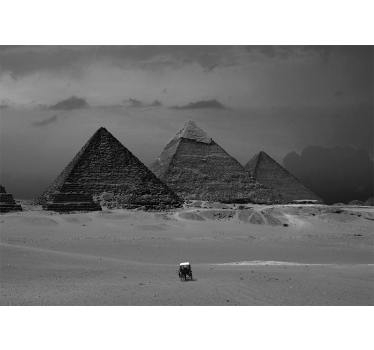 Roller blind for living room pyramids of egypt - TenStickers