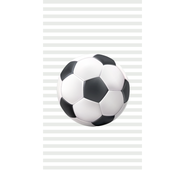 White and black ball Blind soccer - TenStickers