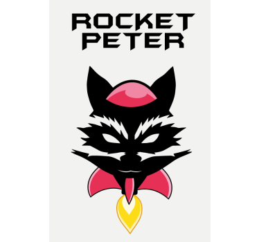 Playful Character Visage custom roller blind - TenStickers