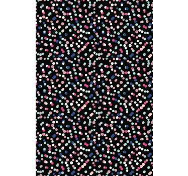 Colorful dot pattern teenage roller blind - TenStickers