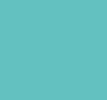 Flat Colour Turquoise Roller Blind - TenStickers