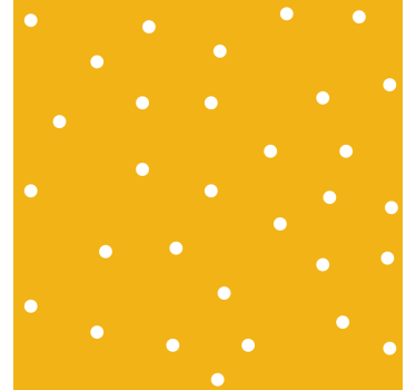 White dots pattern yellow roller blind - TenStickers