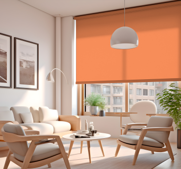 Apricot crush bedroom window cover - TenStickers