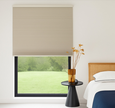 Beige Cellular Shade teenage roller blind - TenStickers