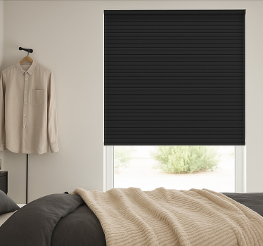 Blackout Pleated Shade teenage roller blind - TenStickers
