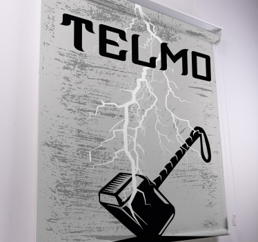 Hero of hammer Geek blind - TenStickers