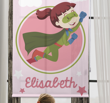 Heroic Child Flight superhero roller blind - TenStickers