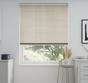 Linen texture effect teenage roller blind - TenStickers